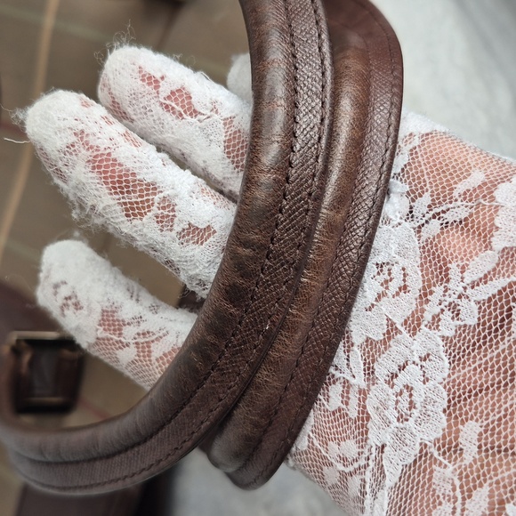 Burberrys Vintage Olive & Brown Plaid Tote Bag - Picture 11 of 17